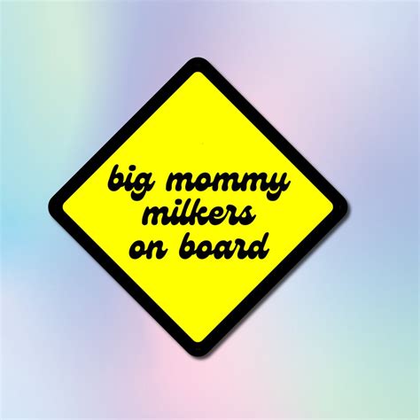 Big mommy milkers club Sticker Vinyl Bumper Sticker 6 Mil Thick